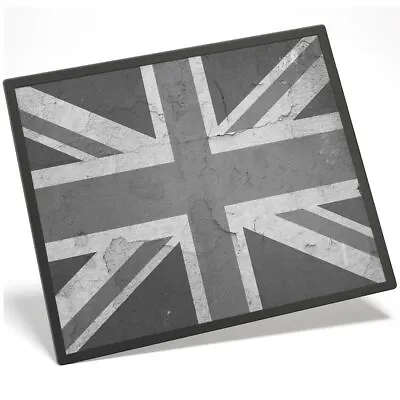 Placemat Mousemat 8x10 BW - Distressed Union Jack British Flag  #36989 • £8.99