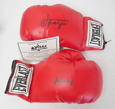 Muhammad Ali Joe Frazier Signed Everlast 14oz Gloves W/ COA ~ Free Shipping • $999.99