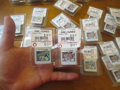 $117.61 • Buy Pokemon X & Y Nintendo 3DS LOT SET AUTHENTIC ONLY CARTRIDGE WORKS PERFECTLY