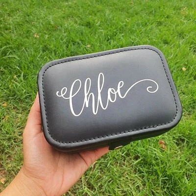 Personalised Jewerelly Box Portable Display Bridesmaid Gift Mothers Day Gift • $25