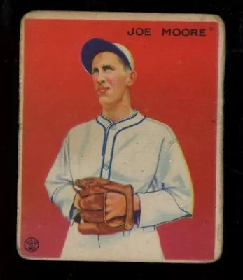 1933 Goudey #231 Joe Moore Giants Lt. Creasing Back Staining PR-FR LOOK! • $14