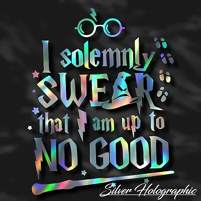 Harry Potter I Solemnly Swear I'm Up To No Good Decal -Choose Your Color!! • $6