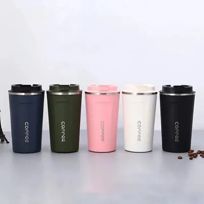 $23 • Buy 20oz Insulated Coffee Mug With Lid Stainless Steel Cup Double Wall Vaccum Flask