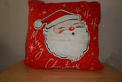 Lovely Red/white Santa Christmas Cushion*****bnwot****new**** • £2.99