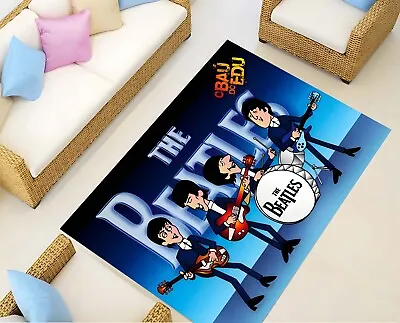 The Beatles The Beatles Rug The Beatles Gift Music Rug Guitar Rug Fan Rug • $15.81