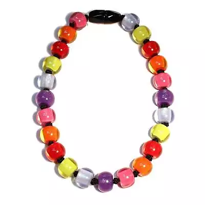 Zsiska Colourful Beads Spectrum Necklace - Choose Your Size • $169