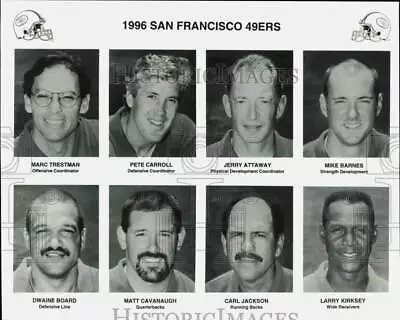 1996 Press Photo San Francisco 49ers Football Team Coordinators - Afa46345 • $12.99