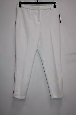 Vince Camuto Slim-Leg Ankle Pants – L White Size 12 • $16.99