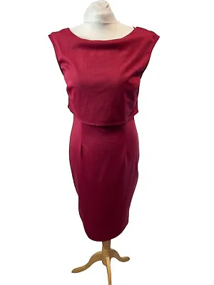 Mulberry Round Neck Sleeveless Midi Dress Womens Size 10 (EU10) • £10.49