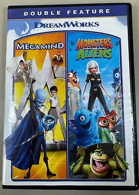 Megamind / Monsters Vs. Aliens (2 DVD) - OPENED • $5.50