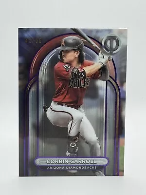 2024 Topps Tribute Corbin Carroll #47 Purple Foil /50 Arizona Diamondbacks ROY • $1.99