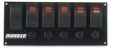 Moroso Switch Panel Flat Surface Mount Incl. Five On/off Lighted Switches 74180 • $215.99