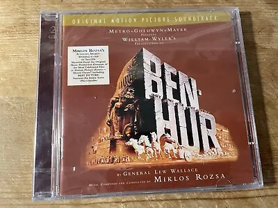 BEN-HUR (Miklos Rozsa) OOP 1996 Sony Expanded Soundtrack Score 2CD SEALED • $20.84