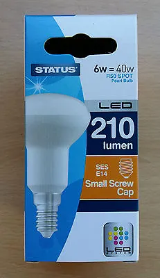 6w LED Reflector Spot Light Bulb Lamp SES Small Screw In R50 1 2 4 10 Bulbs 40w  • £6.75