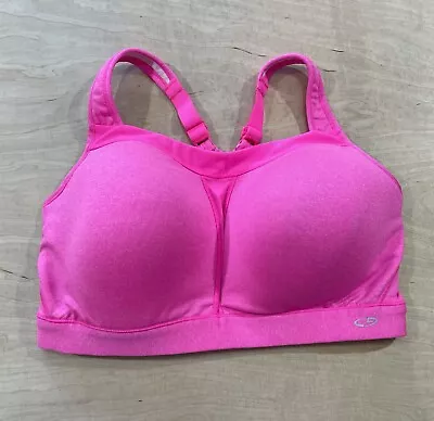 C9 Champion Duo Dry Racerback Padded Sports Bra Size 38DD Pink • $12.79