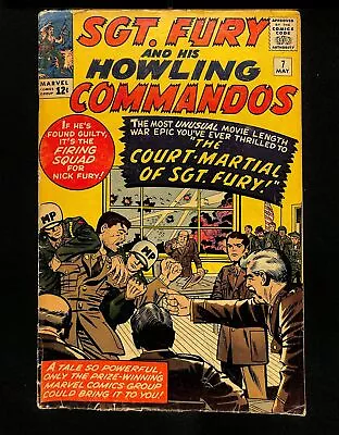 Sgt. Fury And His Howling Commandos #7 Jack Kirby! Stan Lee! Marvel 1964 • $0.99