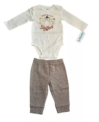 2 Piece Thanksgiving Bodysuit And Pant Set Infant Size 6 Months • $15.99