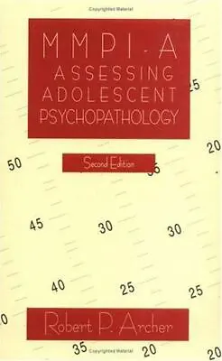 $8 • Buy Mmpi-A: Assessing Adolescent Psychopathology By Archer, Robert P.