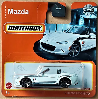 2022 Matchbox #61/102 - '15 Mazda Mx-5 Miata - Short Card • $7.50