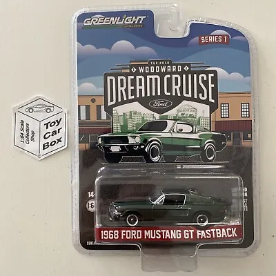 GREENLIGHT - 1968 Ford Mustang GT Fastback (Woodward Dream Cruise S1) J95 • $17.95