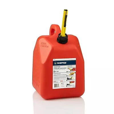 5 Gallon Ameri-Can Gasoline Can  Volume Capacity Red Gas Can Fuel Conta • $17.48