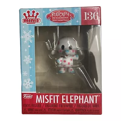 Funko Minis Rudolph The Red-Nosed Reindeer #136 - Misfit Elephant New 🐘 • $19.95