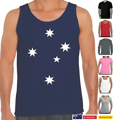 Southern Cross T Shirt Australia Aussie Straya  Funny T-shirts Singlets Mens Tee • $24.95