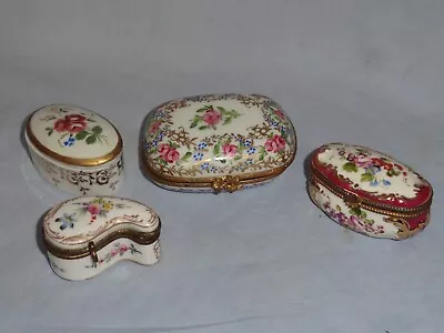 Vintage LIMOGES Porcelain Pill Boxes • £17