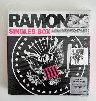 The Ramones Singles Box RSD Exclusive 7” Vinyl Box Set #5304/6500 Like New • £131.72