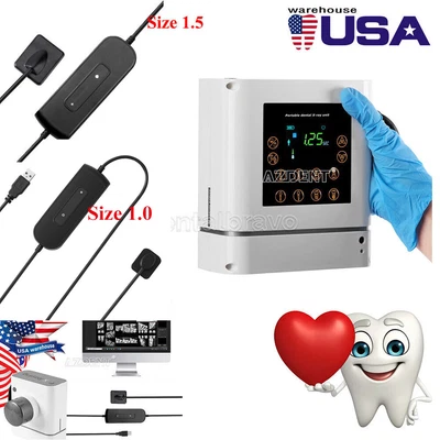 $729.99 • Buy Dental X-ray Digital RVG Sensor Size:1.5/1.0 Imaging Portable X Ray Machine
