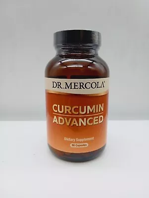 Dr Mercola Curcumin Advanced 500mg | 90 Caps | Sustained Release • $44.90