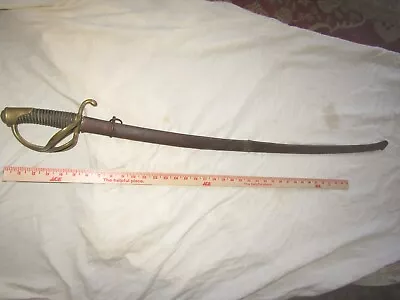 IDENTIFIED BELGIAN/FRENCH CAVALRY SABER2nd. C. S. TEXAS CAVALRY 1863/65 • $589