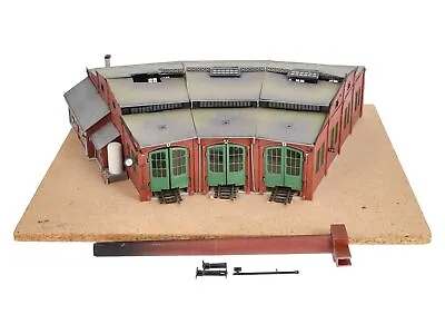 Vollmer 5754 Three-Stall Roundhouse Plastic Kit- Assembled • $48.47