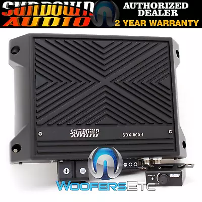 Sundown Audio Sdx-800.1 Amp 800w Rms Subwoofers Bass Speakers Amplifier New • $299.99