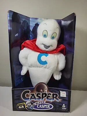 $119.99 • Buy NEW 1994 Tyco Super Casper Friendly Ghost 14  Plush Nite Glow Eyes NIB RARE Toy