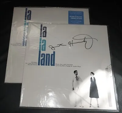 *Classy* La La Land Autographed Blue 🔵Vinyl Sealed 💯 RARE Record Special Editi • $399.99