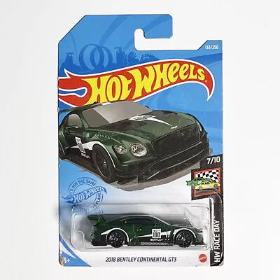 Hot Wheels 2018 Bentley Continental GT3 (Green) HW Race Day • $8.66