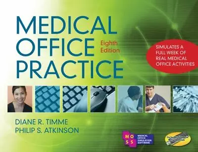 Medical Office Practice: Job Training Manual With Flash Drive By Atkinson Phil • $112.49