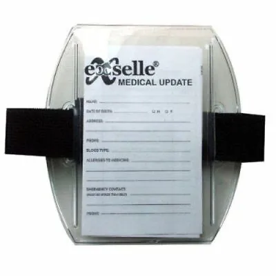 Exselle Medical Card Holder With Armband & Card For Eventing • $10.95