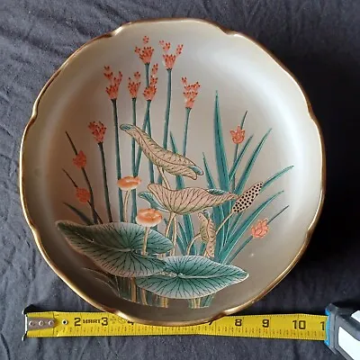 Vintage TOYO Hand Painted Decorative Plate Or Bowl MADE IN MACAU Porcelain? • $4.99