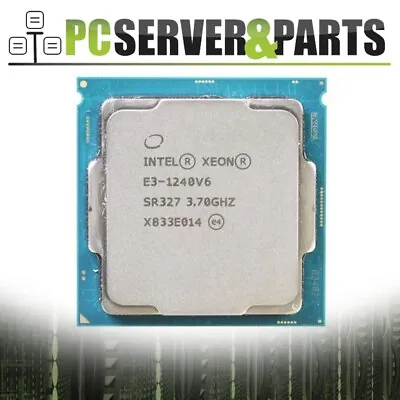 Intel Xeon E3-1240 V6 SR327 3.70GHz 8MB Quad Core LGA1151 CPU Processor • $29.99