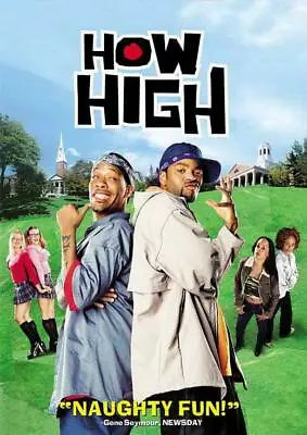 HOW HIGH Movie POSTER 27 X 40 Method Man Redman Obba Babatunde A • $24.95