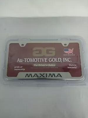 Nissan Maxima License Plate Frame (silver) • $30