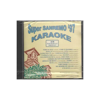 Musical Bases - Karaoke CD Super Sanremo '97 18 Bases Genuine Sealed • £41.89