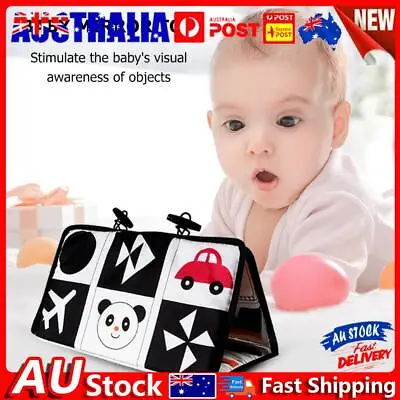 Tummy Time Floor Mirror Baby Visually Inspire Black And White Educational Toys • $12.13