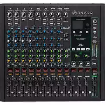 Mackie Onyx12 12-Channel Analog Mixer With Multi-Track USB • $584.99