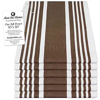 Designer Hand And Kitchen Dish Towels Woven From 100% Responsibly-Farmed Thic... • $37.02