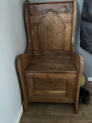 £250 • Buy Indian Wood Rare Monk Chair(selling To Make Some Adventures With The Kids)