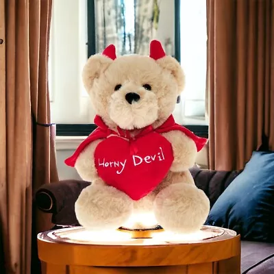 Love Heart Cute Teddy Bear Soft Plush 7.5  Toy Valentine's Day Girlfriend Gift • £10.99