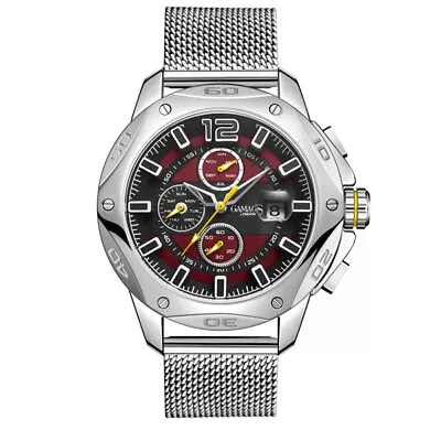 Mens Automatic Watch Silver Centurion Stainless Steel Mesh Bracelet GAMAGES • £59.99